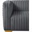 Fauteuil en velours capitonné l 43 po Fareid-63541302