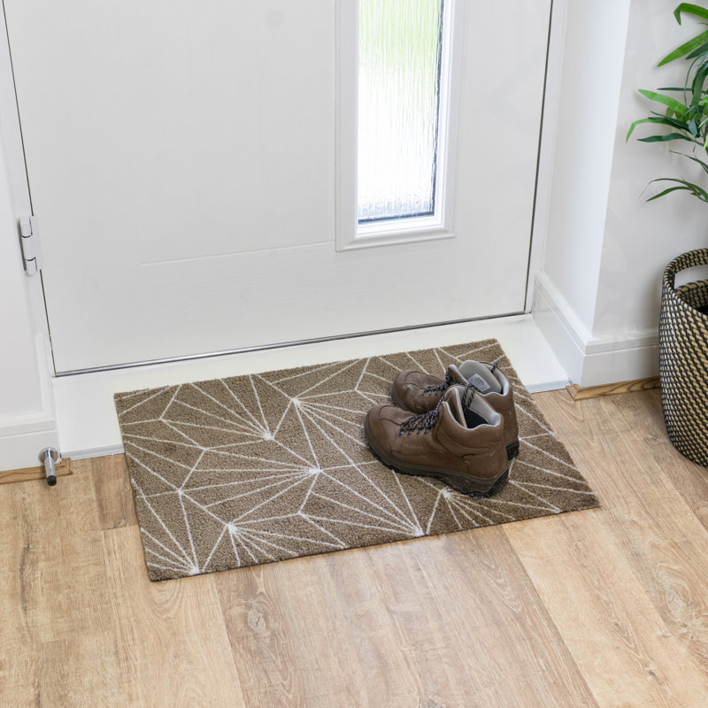 Mega Runner - Geo - Brown, 50cm W x 75cm L