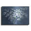 Art mural en métal Winston Porter «Fresh White Bouquet Dark Blue» par Danhui Nai-277540545