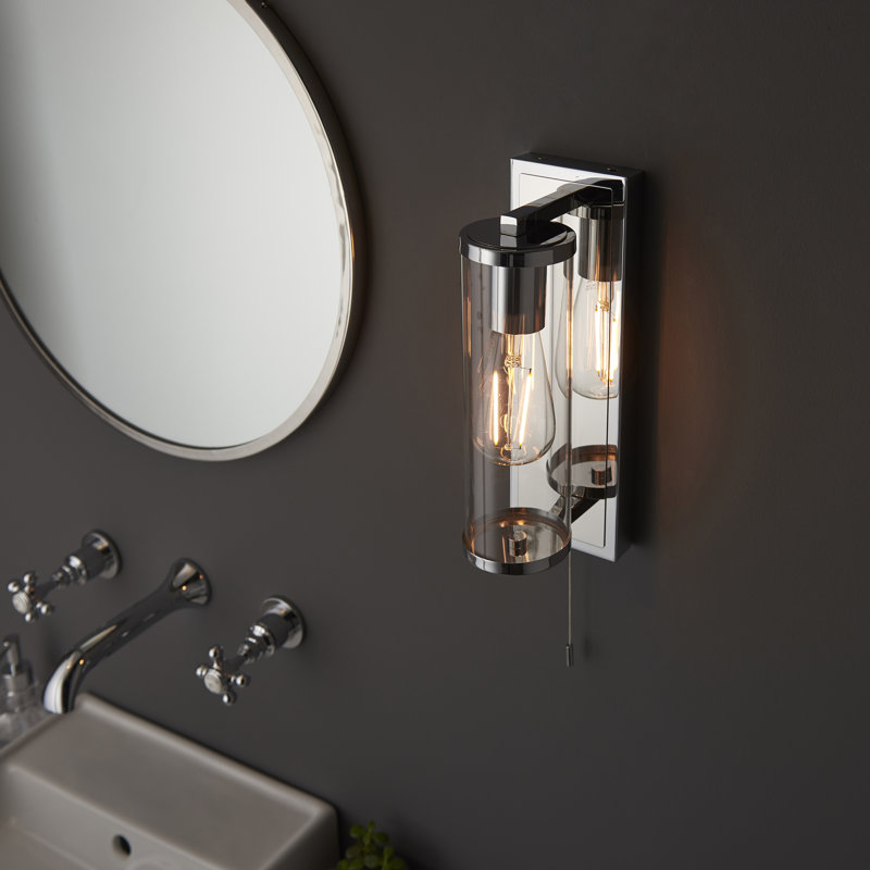 Orwin Candle Wall Light, Chrome