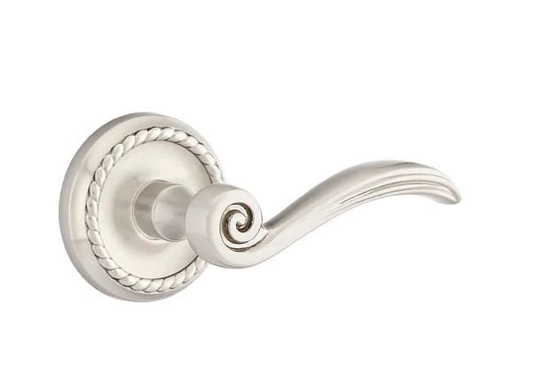 Privacy Door Lever, Satin Nickel