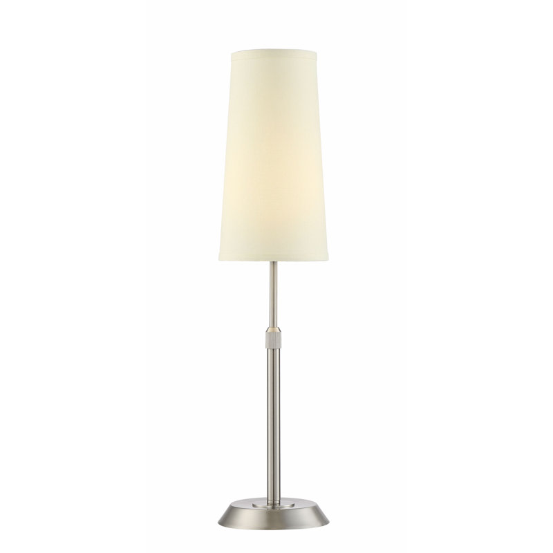 Spady Metal Table Lamp, Satin Nickel