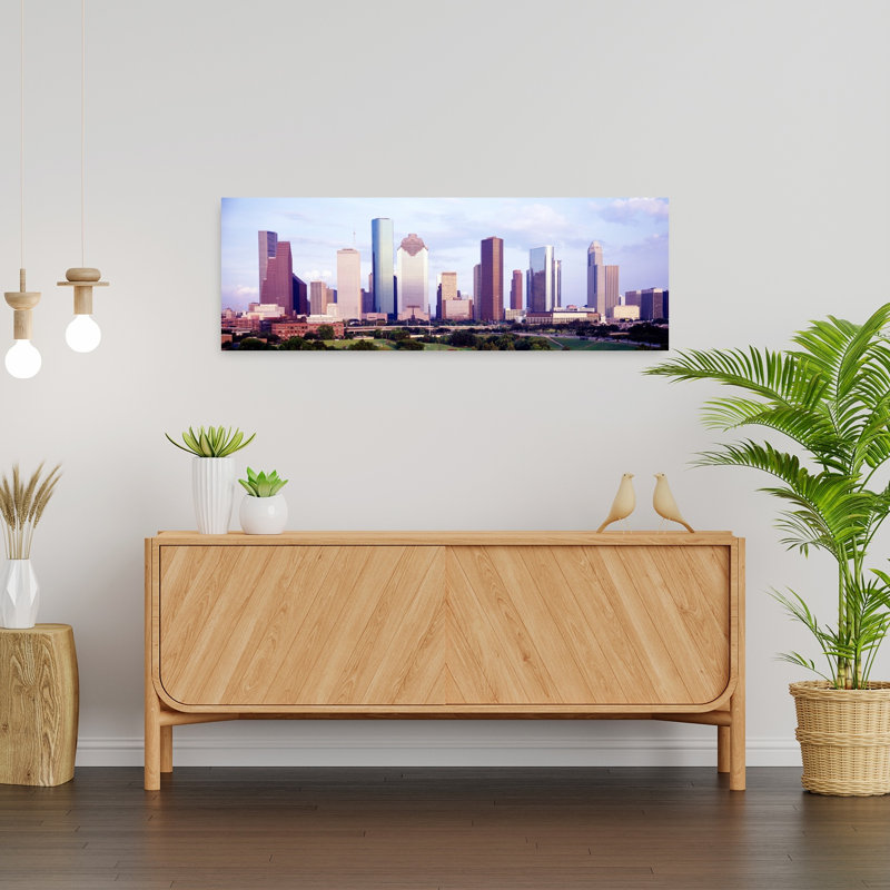 Houston TX by Jerry Driendl Photography - Wrapped Canvas Panoramic Print, 30.48 cm H x 91.44 cm W