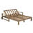 Outdoor Chaise Lounge With Double Seats-940627122