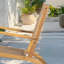 Chaise berçante d'extérieur 2 pièces en osier-1207740505