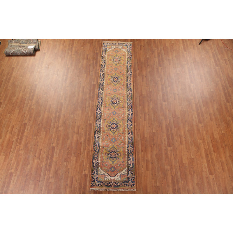 Geometric Traditional  Runner Rug 3x12