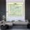 Art sur toile tendue Darby Home Co Warner Gallery: Effingham Illinois, Warner 1870