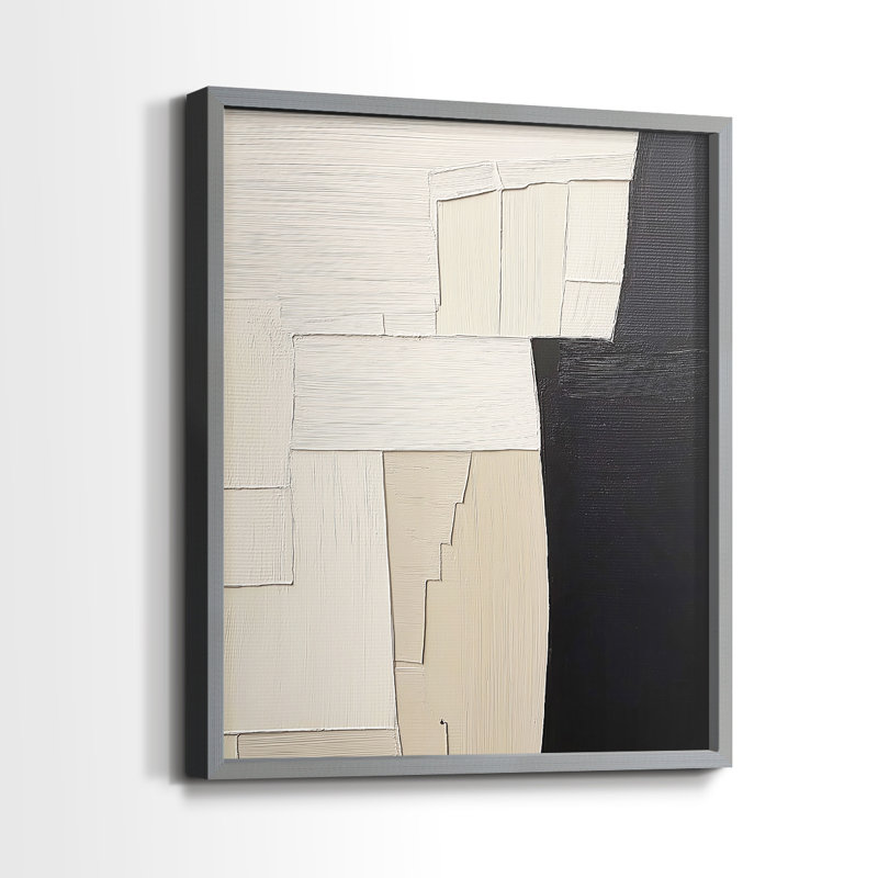 "ABSTRACT Series DCLxxix" par J Paul, H 11 po x l 9 po, Gris