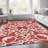 Premium Machine Washable Prisco Red Rug-968428003