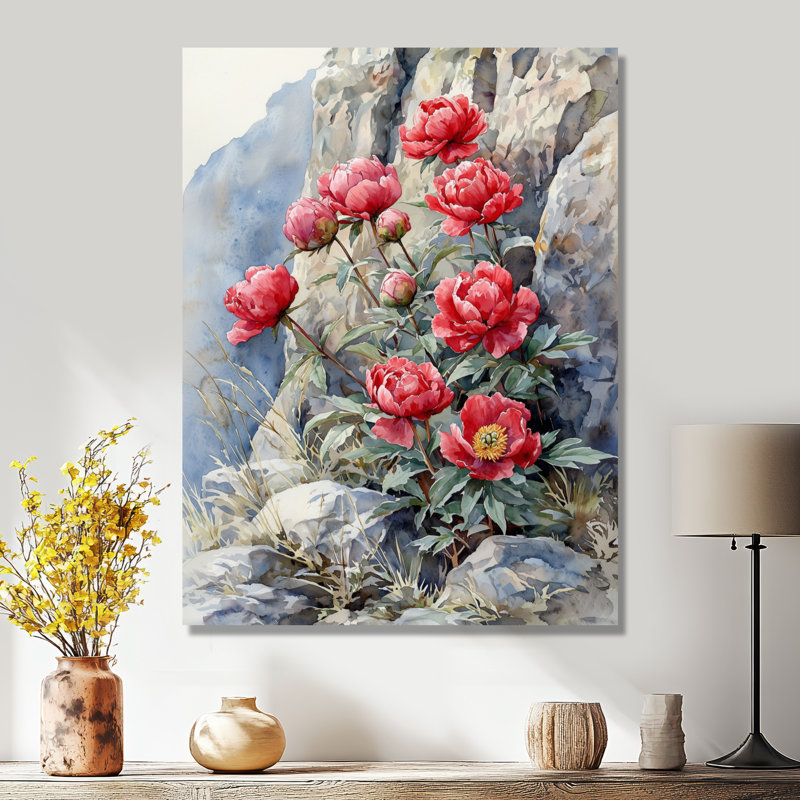 Banfield - Floral Wall Art, H 20 po x l 12 po, Toile tendue, Ne s'applique pas