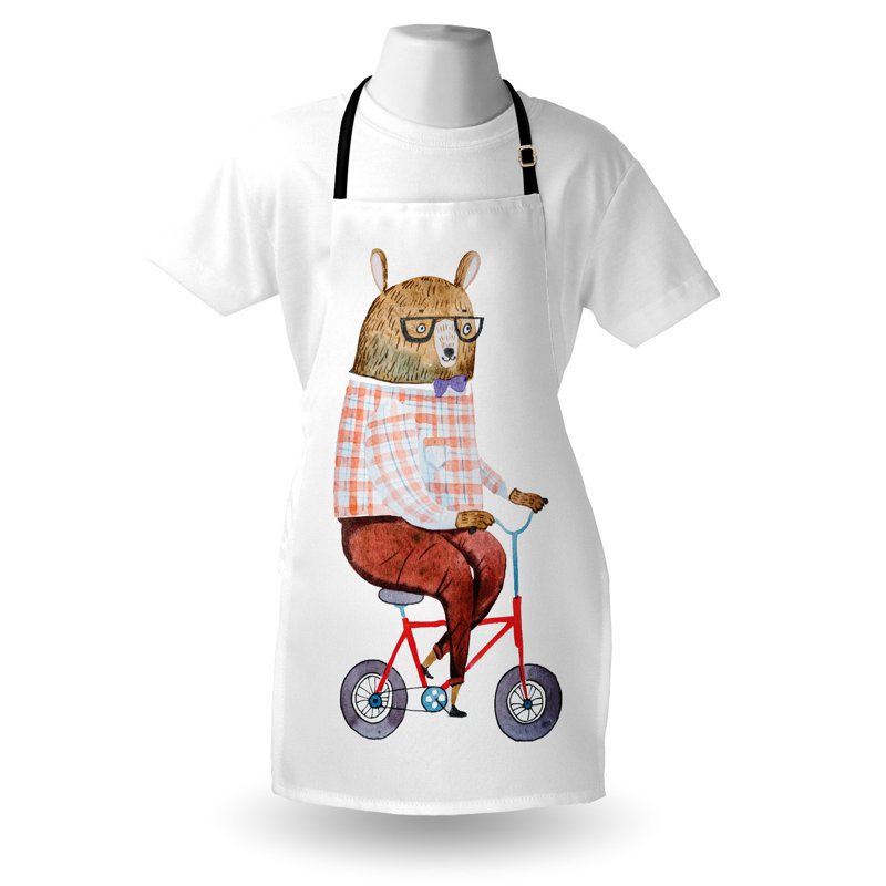 No Pattern Bib Apron