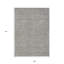 Tapis intérieur lavable à pois gris HomeRoots 9 pi x 12 pi