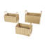 Cole And Grey Rattan Woven Decorative And Functional Storage Basket With Handles