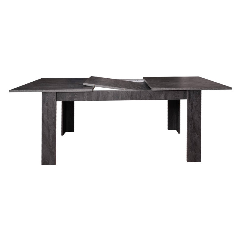 Dishad Extendable Dining Table, Black