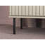 50cm W Metal Bedside Table