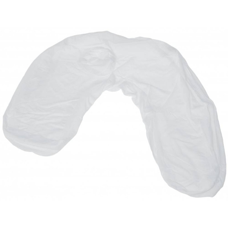 Housse de coussin de lit sur le côté sans stress, Blanc