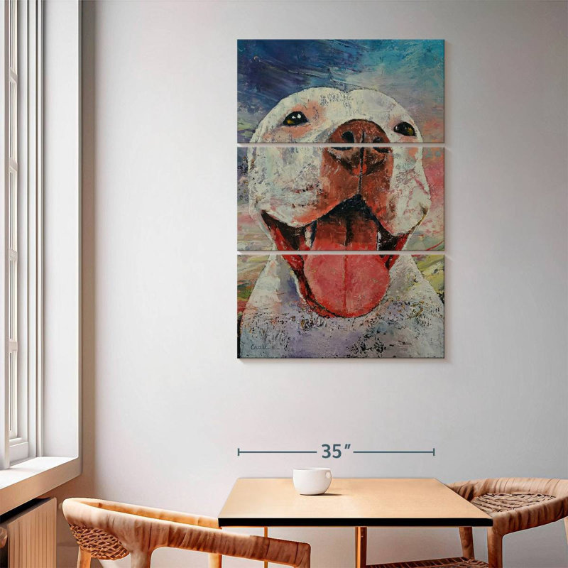 Brampt Pitbull, 65" H x 42" W