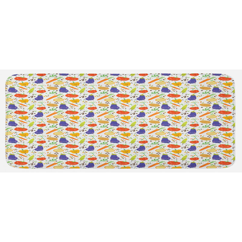 Tapis de cuisine à légumes