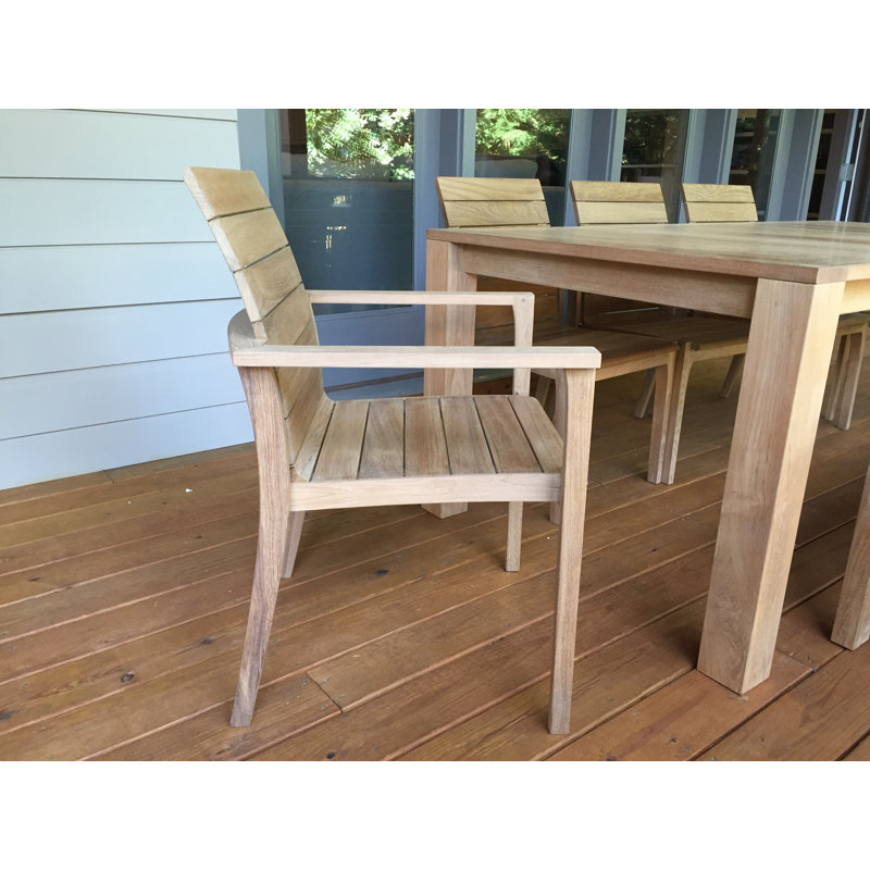 Fauteuil de patio en teck