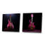 Guitare moderne en majestueux magenta - ensemble de 2 collages carrés de musique-1165207045-1165207054