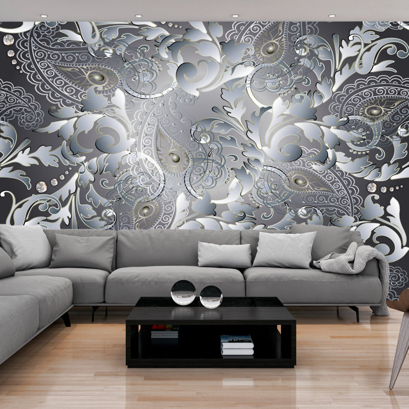 Floral Roll, 41.3" L x 59.1" W