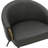 Faux Leather Barrel Chair-976659846