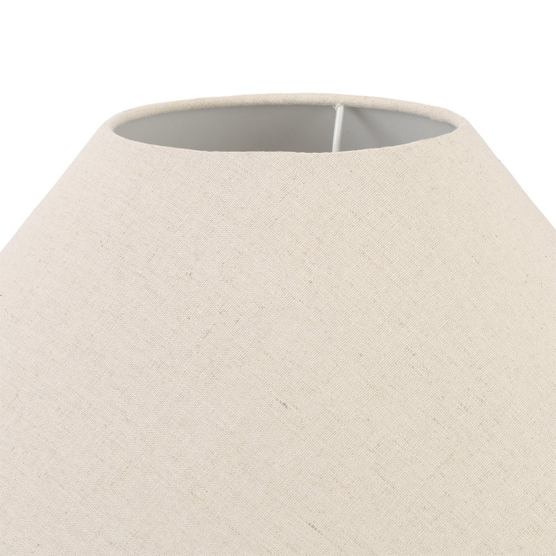 Abirad 28cm H Linen Blend Empire Lamp Shade ( Screw On ) in Beige