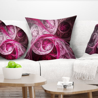 Mystic Fractal - Coussin imprimé abstrait