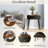 Maykala End Table Set with Storage