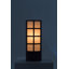 Ventana Accent Table Lamp - 20", Charcoal Gray Wood, Dimmer Switch