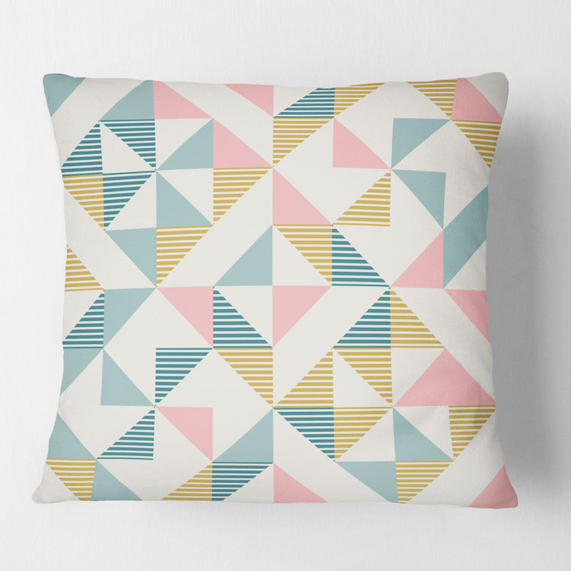 Coussin Diamond Mid-Century, 18 po x 18 po