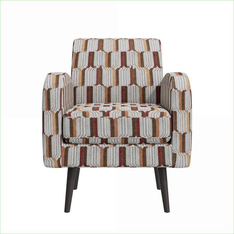 Fauteuil d'appoint en tissu de polyester Rich Red