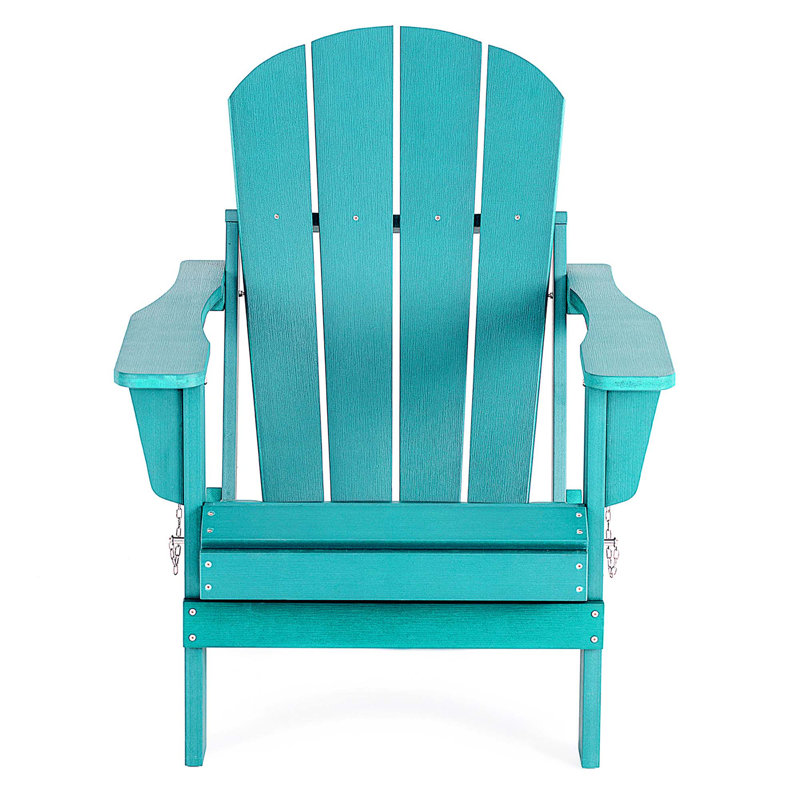 Chaise Adirondack pliante en plastique Hyginos, Tiffany