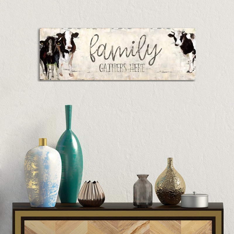 Family Gathers Here by Tava Studios - Wrapped Canvas Panoramic Gallery-Wrapped Canvas Giclée