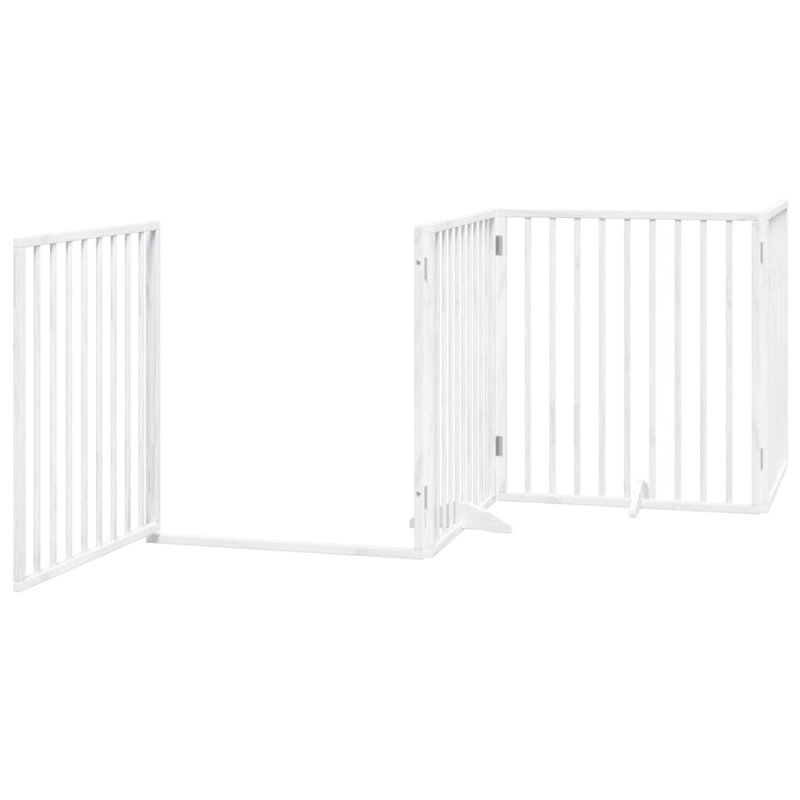 Barrière pour chien 10 panneaux Archie & Oscar, H 35,4 po x l 31 po x P 0,8 po, Blanc