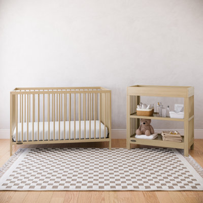 Graco Teddi 5-In-1 Convertible Crib And Teddi Changing Table 2-Piece Nursery Set