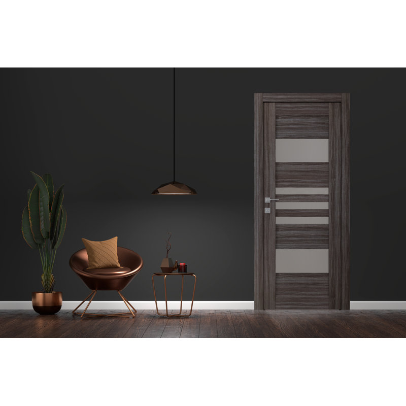 Porte standard à panneaux en bois et polypropylène, 32 po x 80 po