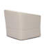 Fauteuil pivotant en jupe de lin Earl