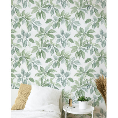 Papier peint botanique à motif d'aquarelle