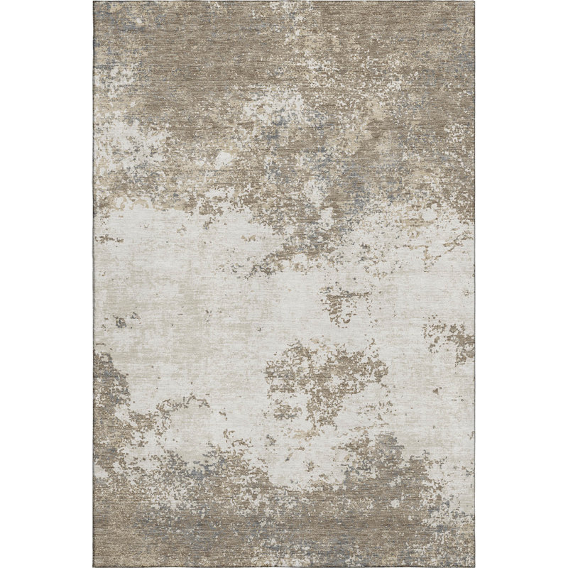 Premium Machine Washable Diskin AMF1027 Modern Rug, Rectangle 5' x 7'6"