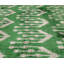 Oreiller en velours de soie tissé à la main vert 20 po x 20 po Ikat | Coussin Luxury