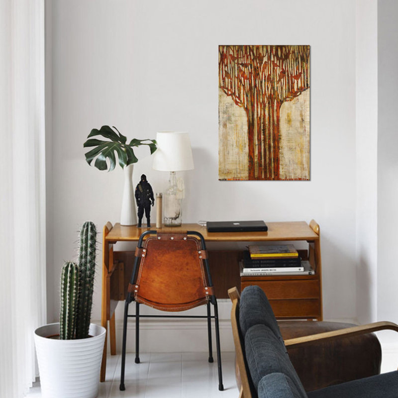 « branching out », impression sur toile, H 60 po x l 40po x P 1,5 po, Toile tendue