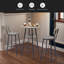 Tabouret de bar rond avec tablettes, tabouret avec dossier-1552440946-1552440947