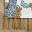 Tapis bleu / orange Thomas Paul-964278080