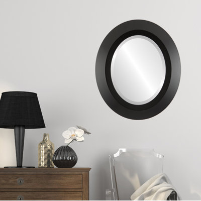 Royalton Wood Flat Wall Mirror