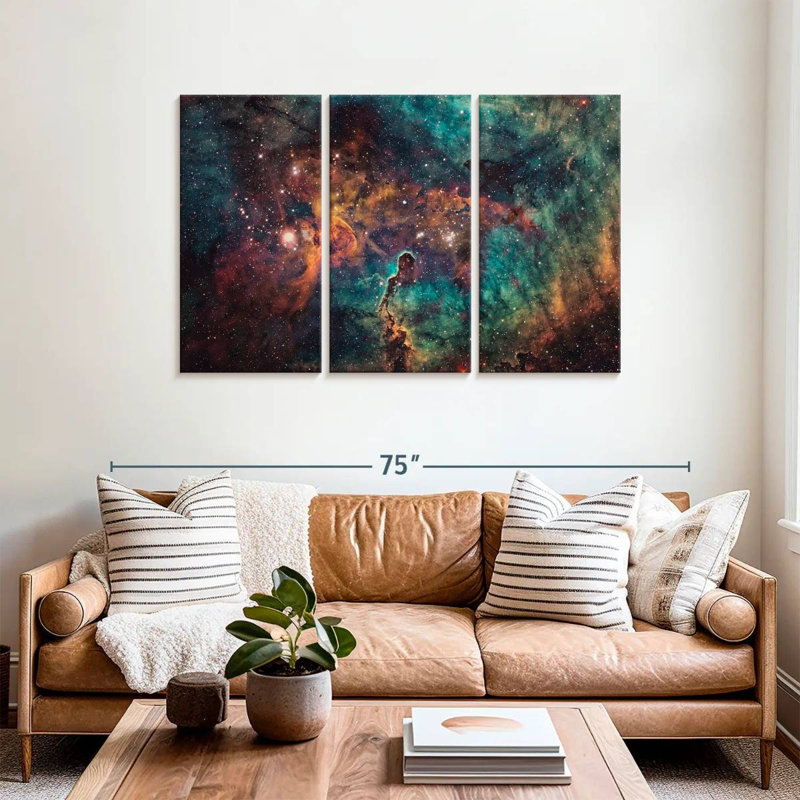 Oberle Deep Space Nebula, 36" H x 57" W