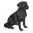 Noble Labrador Sitting Statue-1482216883