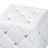 Mikhela Square Shaped Faux Leather Ottoman in White, 13.5'' H X 13.5'' W X 13.5'' D-28849190