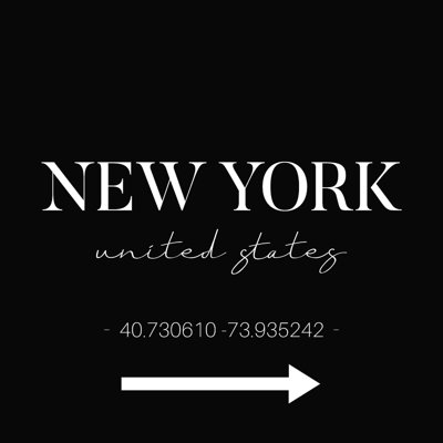 " New York Sign "