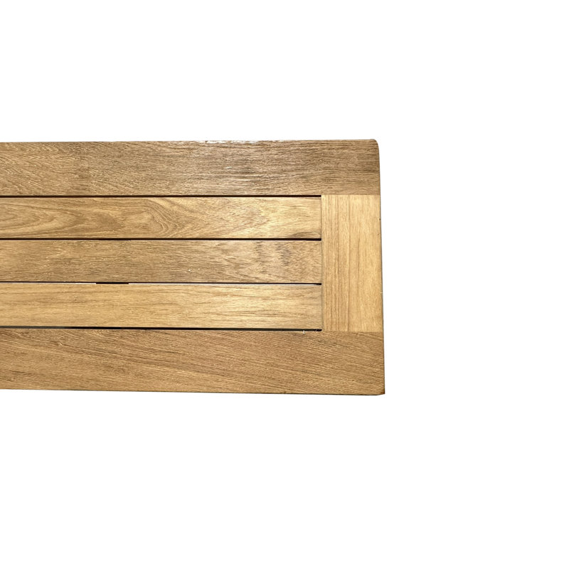 Banc d'extérieur en teck Jaterious, 18" H x 51" W x 16.5" D